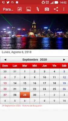 Paraguay Calendario 2020 android App screenshot 0